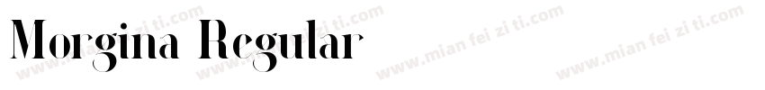 Morgina Regular字体转换
